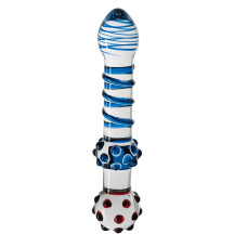 Скляний фалоімітатор StRubber JOYRIDE Premium GlassiX Set 13