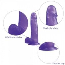 Фалоімітатор LoveToy Jelly Studs Crystal Dildo Large