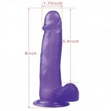 Фалоімітатор LoveToy Jelly Studs Crystal Dildo Large