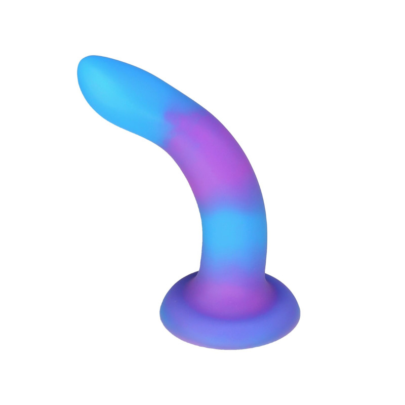 Светящийся в темноте фаллоимитатор ADDICTION Rave 8 Glow in the Dark Dildo Blue Purple, 20,3 см Светящийся в темноте фаллоимитатор ADDICTION Rave 8 Glow in the Dark Dildo Blue Purple, 20,3 см