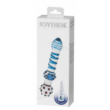 Скляний фалоімітатор StRubber JOYRIDE Premium GlassiX Set 13