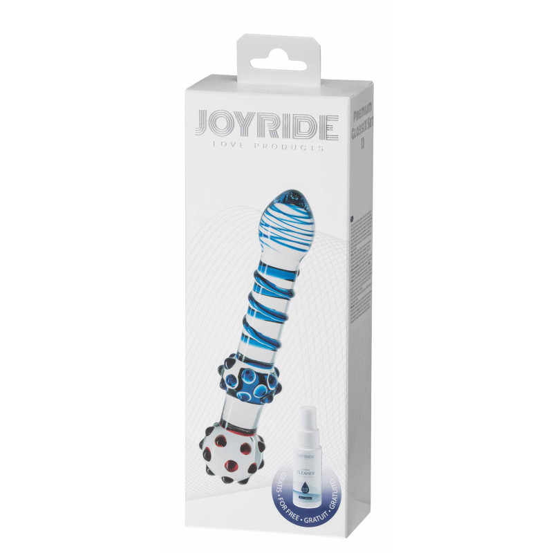 Стеклянный фаллоимитатор StRubber JOYRIDE Premium GlassiX Set 13