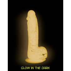 Светящийся в темноте фаллоимитатор ADDICTION - BRANDON