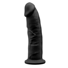 Фаллоимитатор SilexD Oscar Black (MODEL 2 size 9in), двухслойный, силикон + Silexpan, диаметр 5,4см