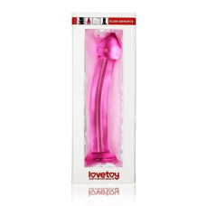 Фаллоимитатор LoveToy Glass Romance 7.5 233 Pink