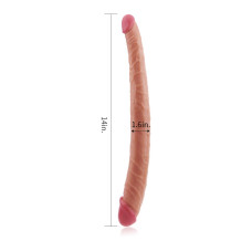 Двойной фаллоимитатор LoveToy Double Dildo Телесный