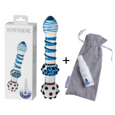 Стеклянный фаллоимитатор StRubber JOYRIDE Premium GlassiX Set 13