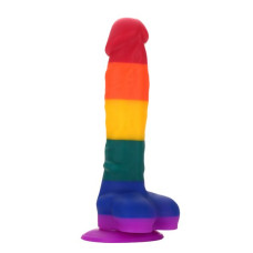 Райдужний фалоімітатор Dreamtoys Colourful Love Dildo 21.5 см