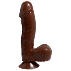 Фалоімітатор Pipedream Basix 6.5 SC Dong 16.5x4 см Коричневий