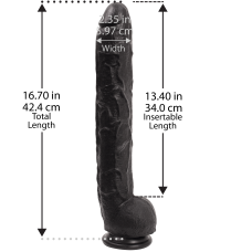 Фалоімітатор Doc Johnson Dick Rambone Cock Чорний
