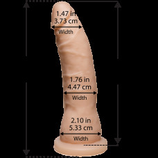 Фаллоимитатор Doc Johnson Platinum TRUSKYN The Tru Ride Slim 7 Inch