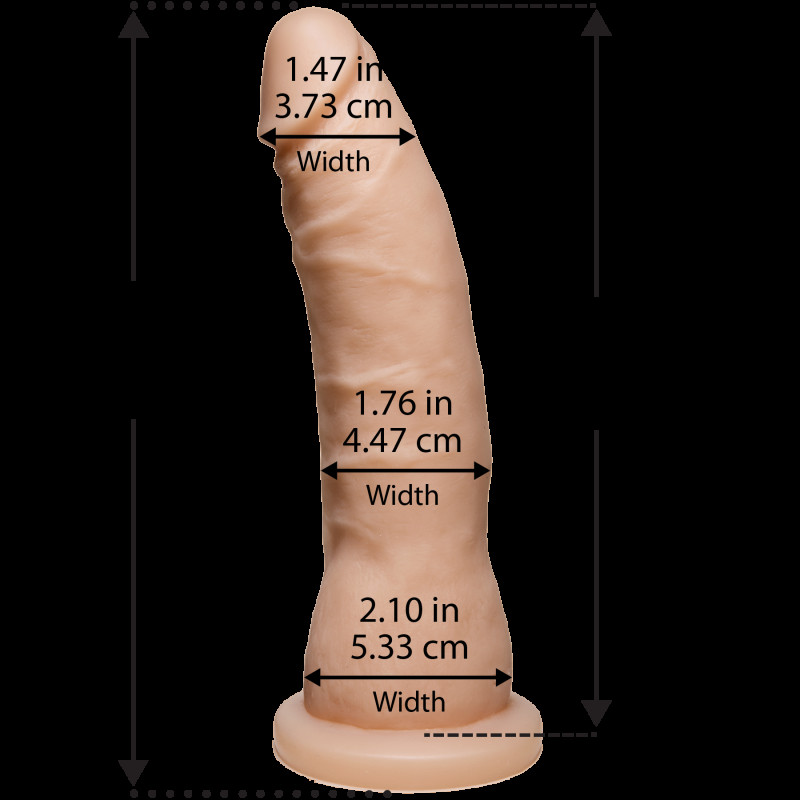 Фаллоимитатор Doc Johnson Platinum TRUSKYN The Tru Ride Slim 7 Inch Фаллоимитатор Doc Johnson Platinum TRUSKYN The Tru Ride Slim 7 Inch