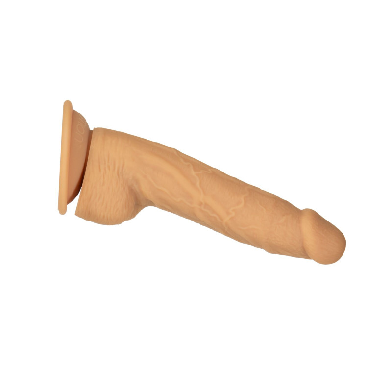 Фалоімітатор ADDICTION Dual Density Silicone Dildo Caramel 8″, присоска, діаметр 4,3 см, віброкуля в Фалоімітатор ADDICTION Dual Density Silicone Dildo Caramel 8″, присоска, діаметр 4,3 см, віброкуля в
