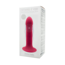 Дилдо с вибрацией Adrien Lastic Hitsens 2 Розовый 17/4 см