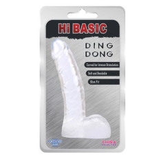 Фалоімітатор Chisa Ding Dong Прозорий