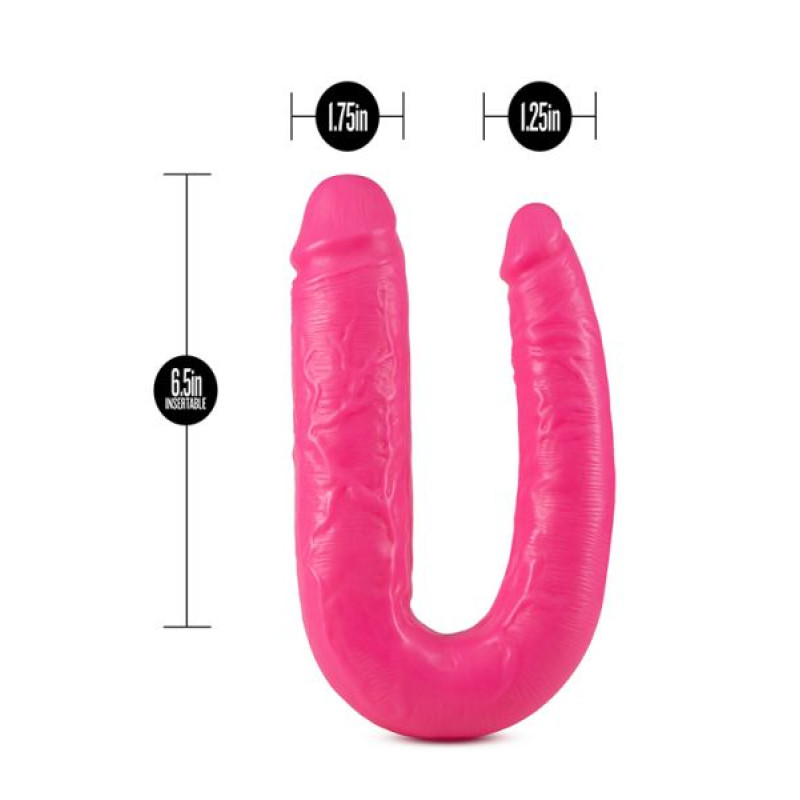 Подвійний фалоімітатор Blush Big As Fuk 18Inch Double Headed Cock Рожевий Подвійний фалоімітатор Blush Big As Fuk 18Inch Double Headed Cock Рожевий