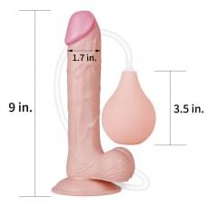 Фаллоимитатор с Семяизвержением LoveToy Squirt Extreme Dildo 9 Телесный