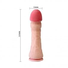 Фалоімітатор без мошонки LyBaile Solid penis dong suction cup Тілесний