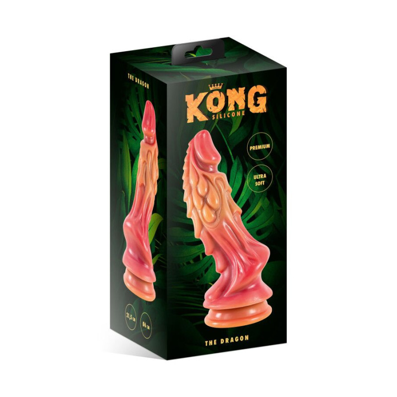 Фэнтезийный фаллоимитатор Kong Silicone The Dragon Фэнтезийный фаллоимитатор Kong Silicone The Dragon
