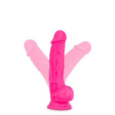Фалоімітатор Blush З Подвійною Щільністю Neo 7.5Inch Cock W. Balls Рожевий