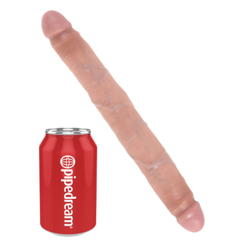 Двойной фаллоимитатор Pipedream King Cock 12 Slim Double Dildo 30х3,3 см