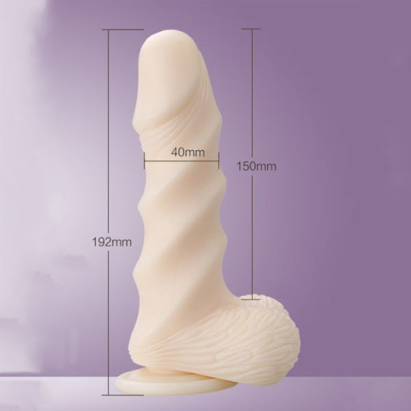 Фалоімітатор Leten Super Muscle Large (19,2 см) Фалоімітатор Leten Super Muscle Large (19,2 см)