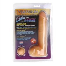 Фаллоимитатор Topco Sales CyberSkin® Slimline CyberCock with Balls 18,4х3,8 см