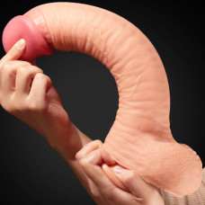Фаллоимитатор LoveToy Dual-Layered Silicone Cock 12 Flesh 454