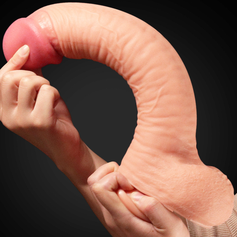 Фаллоимитатор LoveToy Dual-Layered Silicone Cock 12 Flesh 454 Фаллоимитатор LoveToy Dual-Layered Silicone Cock 12 Flesh 454