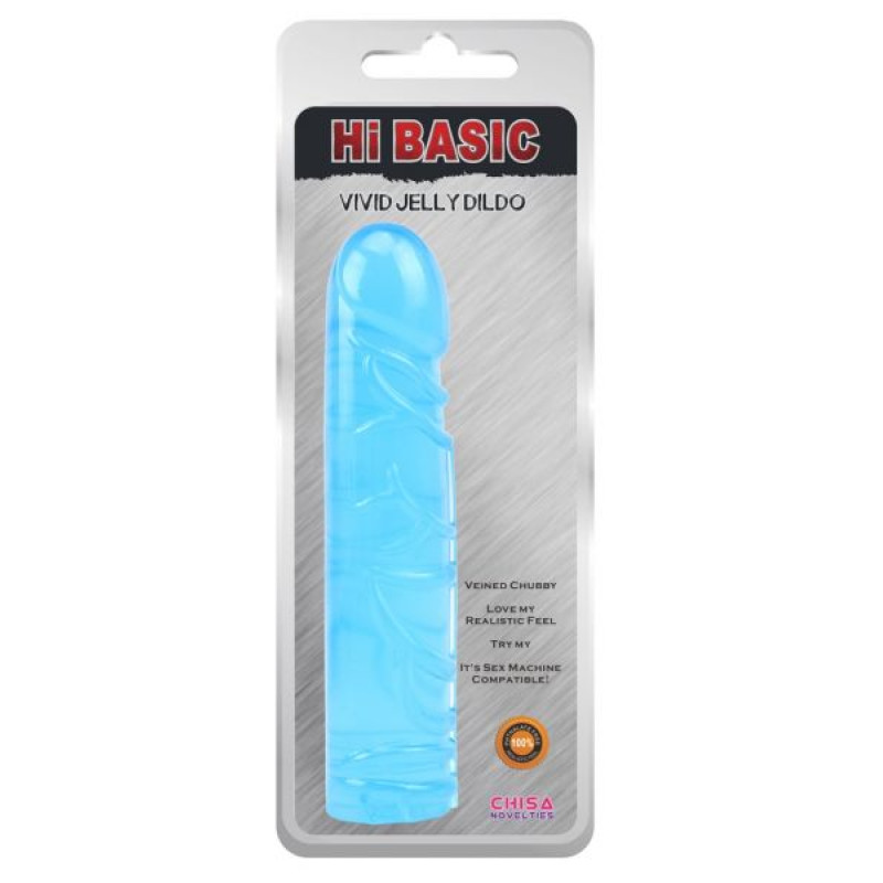 Фаллоимитатор Chisa VIVID JELLY DILDO Голубой Фаллоимитатор Chisa VIVID JELLY DILDO Голубой