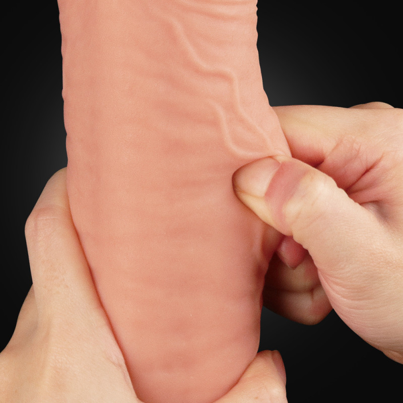 Фаллоимитатор LoveToy Dual-Layered Silicone Cock 12 Flesh 454 Фаллоимитатор LoveToy Dual-Layered Silicone Cock 12 Flesh 454