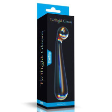 Фаллоимитатор LoveToy Twilight Gleam Glass Dildo Alluring Arc