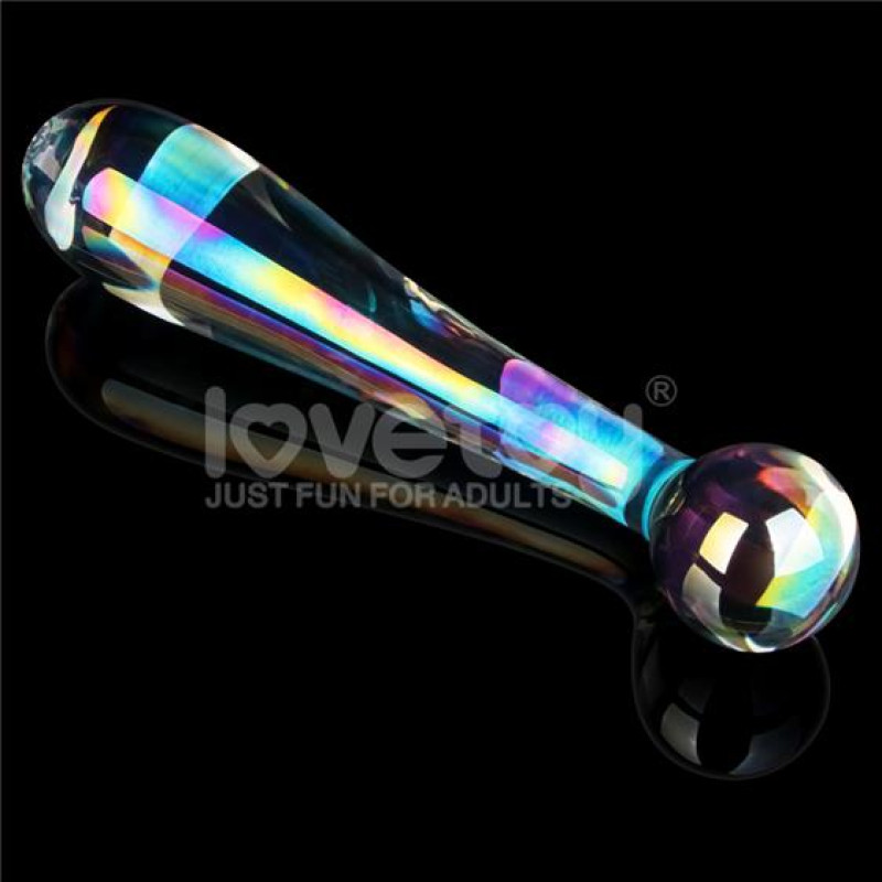 Фалоімітатор LoveToy Twilight Gleam Glass Dildo Alluring Arc Фалоімітатор LoveToy Twilight Gleam Glass Dildo Alluring Arc