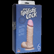 Фаллоимитатор Doc Johnson The Realistic Cock 6 inch ULTRASKYN