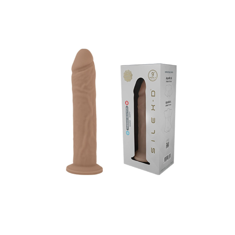 Фаллоимитатор SilexD Oscar Flesh (MODEL 2 size 9in) Liquid Silicone подходит для Apollo