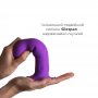 Дилдо с вибрацией Adrien Lastic Hitsens 3 Фиолетовый 18,2/4 см
