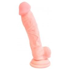 Фалоімітатор You2Toys з мошонкою Medical Silicone Dildo Тілесний 18 см 526657