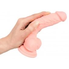 Фалоімітатор You2Toys з мошонкою Medical Silicone Dildo Тілесний 18 см 526657