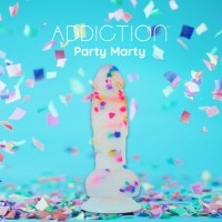 Фаллоимитатор с конфетти ADDICTION - PARTY MARTY
