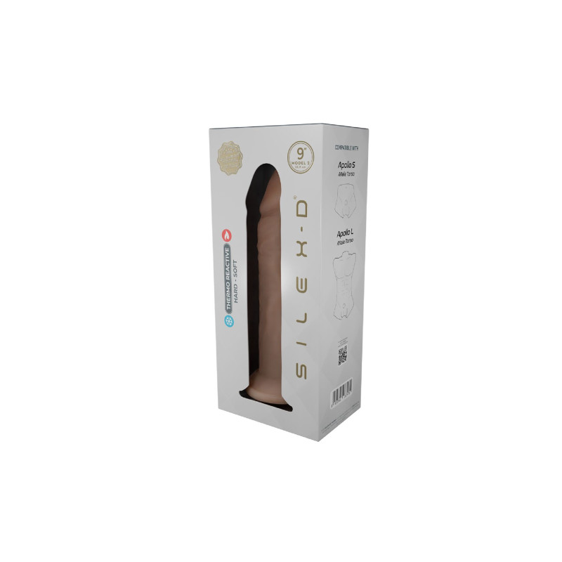 Фаллоимитатор SilexD Oscar Flesh (MODEL 2 size 9in) Liquid Silicone подходит для Apollo