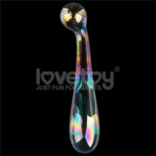 Фалоімітатор LoveToy Twilight Gleam Glass Dildo Alluring Arc