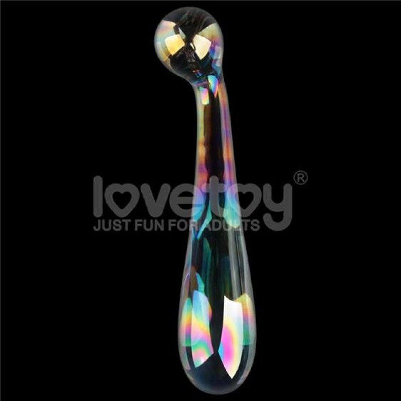 Фалоімітатор LoveToy Twilight Gleam Glass Dildo Alluring Arc Фалоімітатор LoveToy Twilight Gleam Glass Dildo Alluring Arc