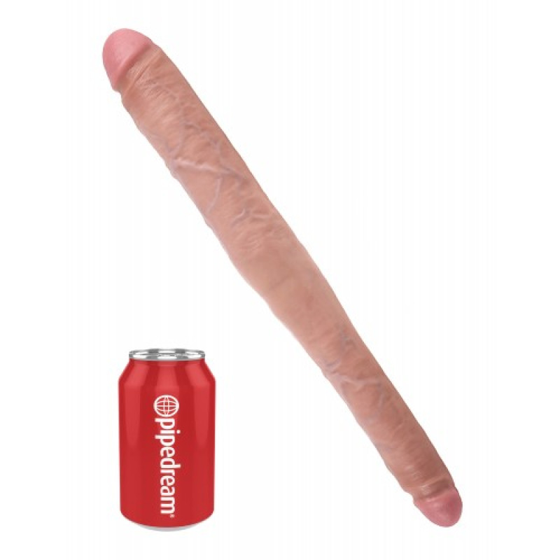 Двойной фаллоимитатор Pipedream King Cock 16 Tapered Double Dildo 40,6х4,3 см