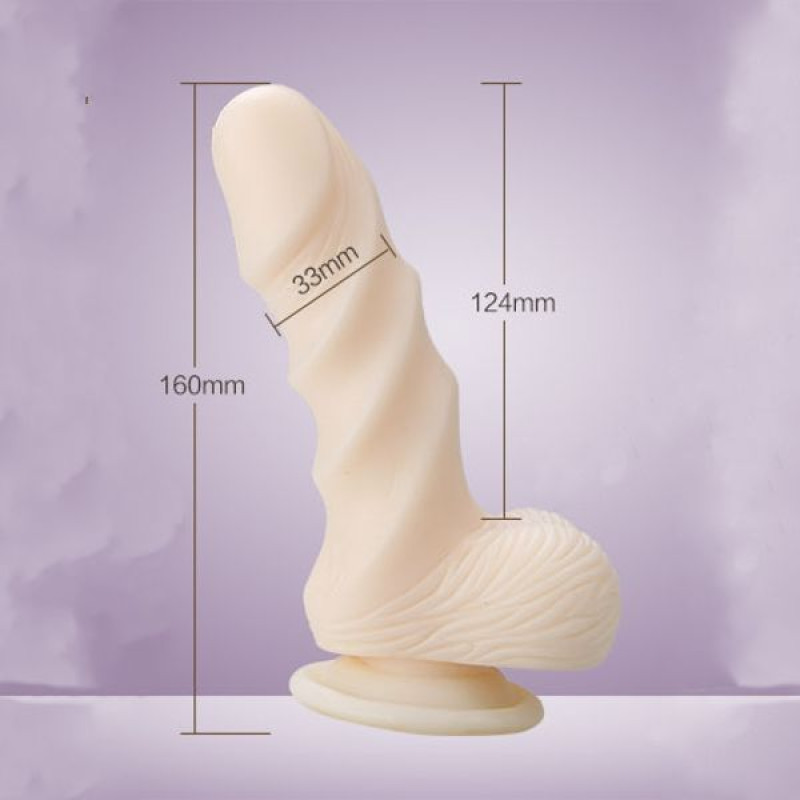 Фалоімітатор Leten Super Muscle Medium (16 см) Фалоімітатор Leten Super Muscle Medium (16 см)