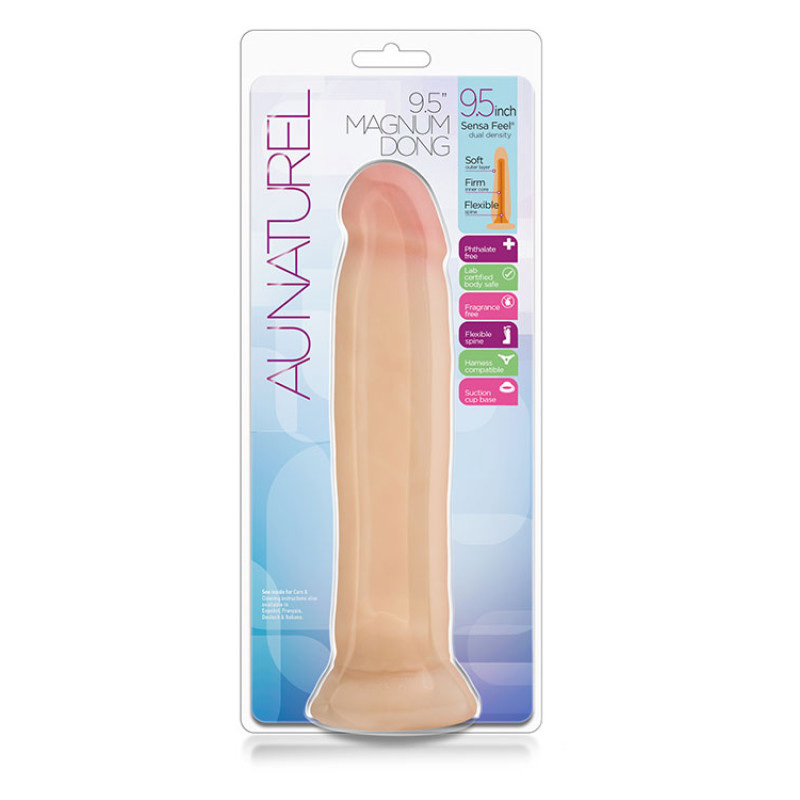 Фалоімітатор Blush Au Naturel 9.5Inch Magnum Dong Тілесний Фалоімітатор Blush Au Naturel 9.5Inch Magnum Dong Тілесний