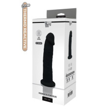 Фалоімітатор термоактивний Dreamtoys Real Love 9 Чорний