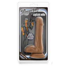 Фалоімітатор Blush Loverboy Captain Mike Коричневий