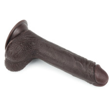 Фалоімітатор LoveToy Sliding-Skin Dual Layer Dong 7 460 Black