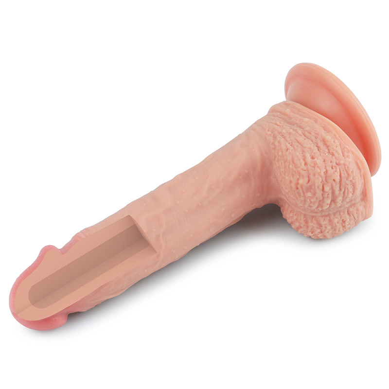 Фаллоимитатор LoveToy Dual-Layered Liquid Silicone Nature Cock 8,5 Телесный Фаллоимитатор LoveToy Dual-Layered Liquid Silicone Nature Cock 8,5 Телесный