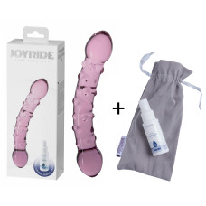 Стеклянный фаллоимитатор StRubber JOYRIDE Premium GlassiX Set 18